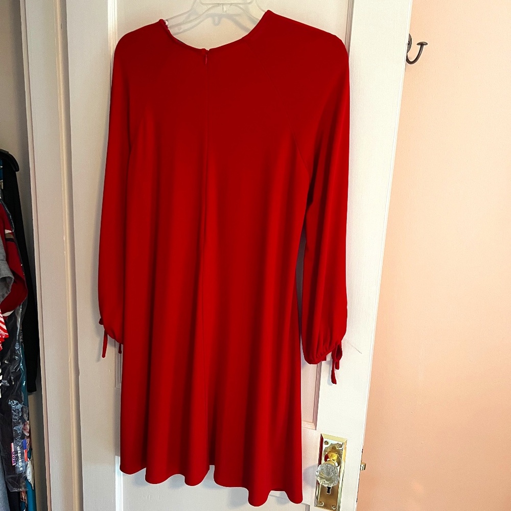 Karen Kane Red Flowy A-Line Dress, Size XL